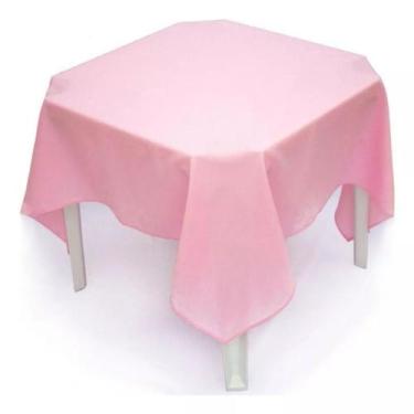 Imagem de Toalha de Mesa Tecido Oxford Quadrada 1,50m x 1,50m - HD Enxovais, Ros