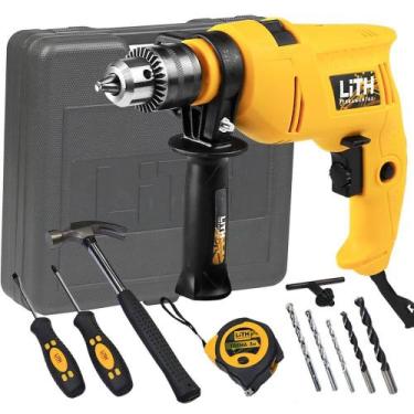 Imagem de Furadeira de Impacto 1/2 Pol 720W 110V com Maleta Acessórios - LITH, 1