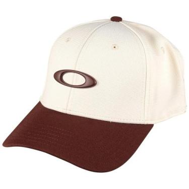 Imagem de Boné Oakley Aba Curva Tincan Cap White/Red, S/M, Branco