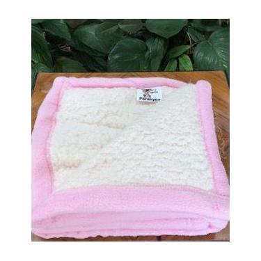 Imagem de Cobertor Mink Sherpa liso bebê - COBERTORES PARAHYBA, Rosa