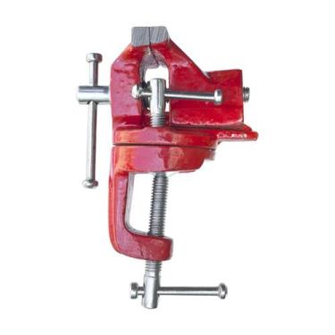 Imagem de Mini Torno Morsa 40 Mm P/ Mesa Bancada C/ Base Giratória  - EXECELLENT