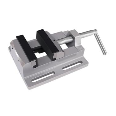 Imagem de Gralara Prensa de perfuração Morsa de mandíbula paralela Morsa de mesa Ferramenta Morsa Fabricação de joias Mini artesanato Grampos para marcenaria Morsa de