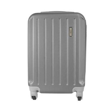 Imagem de Mala de Bordo Abs para Viagem Ika Scorpion Cadeado Embutido Rodas Giro 360º - Cinza, P