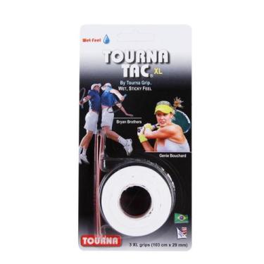 Imagem de Overgrip Unique Tourna Tac Branco Pack Com 3 Unidades