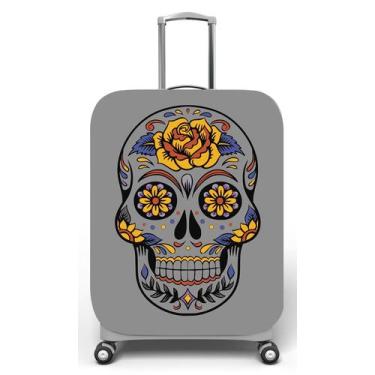 Imagem de Capa para mala de viagem M, medidas max C40x A59 x P27cm Estampa Cavei