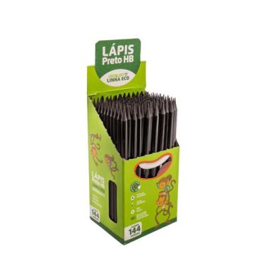 Imagem de Lápis Preto HB Leo&Leo Linha eco Caixa com 144 Un
