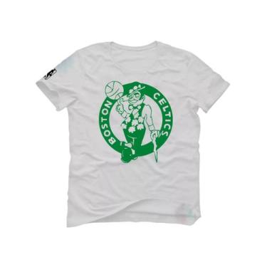 Imagem de Camiseta Basquete Boston Bill Russell Kyrie Irving Tatum - Loja White 