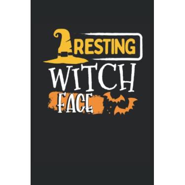 Imagem de Witch face: Dot Grid Jounal ToDo Exercise Book or Diary 6" x 9" (15.24 x 22.86 cm) 120 pages