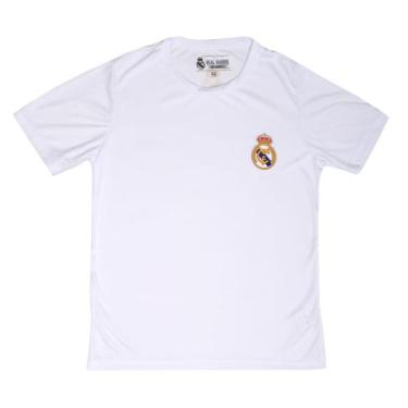 Imagem de Camiseta Juvenil Balboa Real Madrid Dry Lisa Branco, Branco, 14