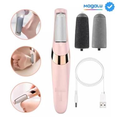 Imagem de Lixador de Pé Elétrico - Esfoliador Tira Calos Pedicure Portátil Lixa 