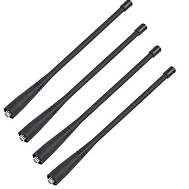 Imagem de Antena de banda dupla 136-174/400-520MHz SMA-Fêmea 16,7 polegadas antena original para Walkie Talkie Baofeng UV-82 UV-5R (pacote com 4)