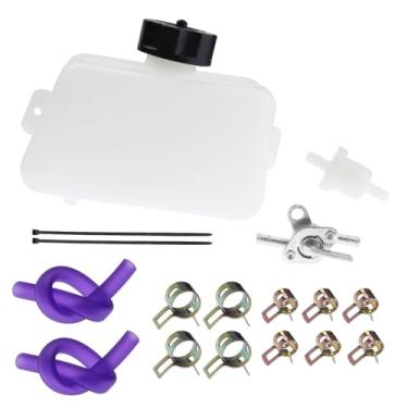 Imagem de PRO BAT Tanque de Combustível de Gasolina + Válvula de Corte Em Linha Petcock + Mangueira de Filtro para 2 Tempos 43 47Cc 49Cc Quad Atv Mini Moto Kids Dirt Pit Bike Pocket Rocket Scooter