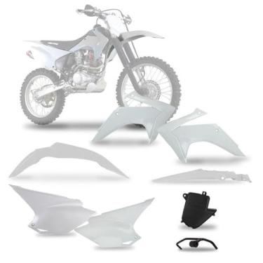 Imagem de Kit Plástico Com Suporte Moto Honda CRF 230 2015 Pro Tork Substituição