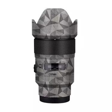 Imagem de Película de lente de câmera 35 1.4 Sony Coat Wrap Película protetora decalque do corpo adesivo anti-arranhões Acessórios para Sigma 35 mm F1.4 DG HSM Art Apto para Sony Mount Camera 1:1.4 (titânio