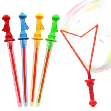 Imagem de Bastão Bolha De Sabão Gigante Lança Bolinha Infantil - Generic