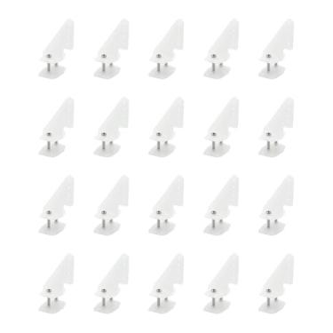 Imagem de 20PCS Plastic Control Horn 4 Hole Control Horn with Screws for RC Airplane Plane Helicopter DIY Model Toy Parts (M2x12mm)