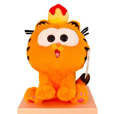 Imagem de Brinquedo de pelúcia Sanmu Cartoon Garfield Cat King para crianças