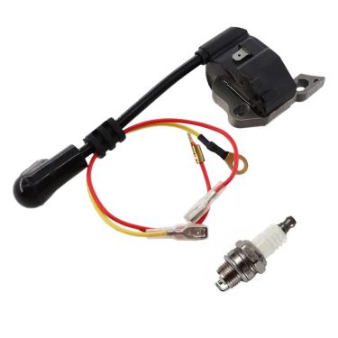 Imagem de Bobina de ignição HURI com vela de ignição para motosserra Stihl MS180 MS170 017 018