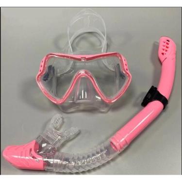 Imagem de Máscara De Mergulho De Vidro Temperado Anti Vazamento. - oem, Rosa