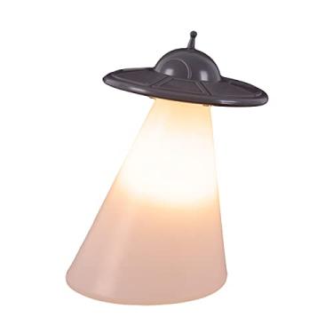 Imagem de Luminária De Mesa Abajur Ovini Alienígena Disco Voador Nave