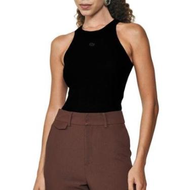 Imagem de Blusa Regata Colcci Canelada Be Basic Feminina-Feminino