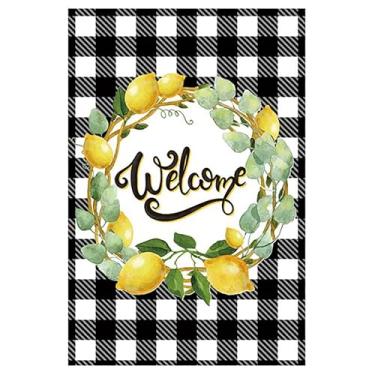 Imagem de Super Tough Bandeira de jardim - Bem-vindo