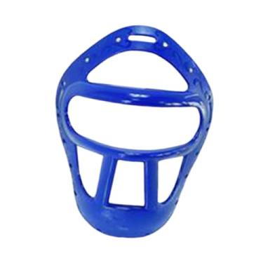 Imagem de menolana Karate Sparring Face Shield, tampa do rosto de boxe, MMA Máscara destacável Guarda facial para concorrência de ginástica Player de artes marciais, Azul