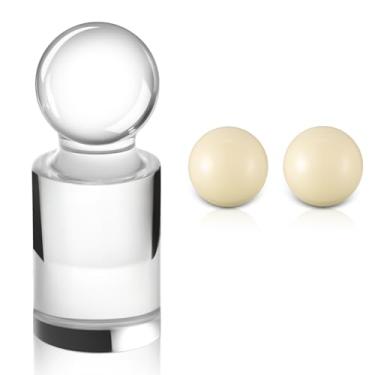 Imagem de Silipull Marcador de roleta e 2 peças de bolas de roleta de 15 mm de acrílico para roleta, acessórios de roleta, conjunto de jogo de mesa com rodas (clássico)