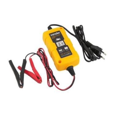 Imagem de Carregador inteligente de bateria cib003 p/moto 110v/220v vd - VONDER