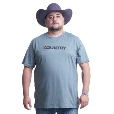 Imagem de CAMISETA MASCULINA TEXAS FARM - CM412 - DO G3 AO G4 - CINZA MEDIO-Masculino