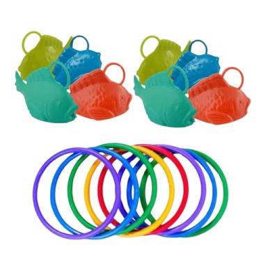 Imagem de Kit 10 Peixinhos + 10 Argola P/Festa Junina Pescaria Prenda