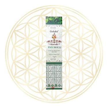 Imagem de Incenso Goloka Indiano Vareta Linha Ayurvedic - AROMAS, Patchouli