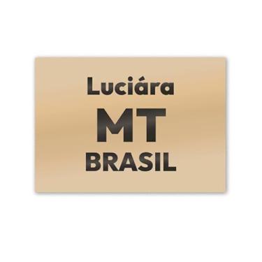 Imagem de Imã de Geladeira Luciára Mato Grosso MDF 8x5 para Lembrar