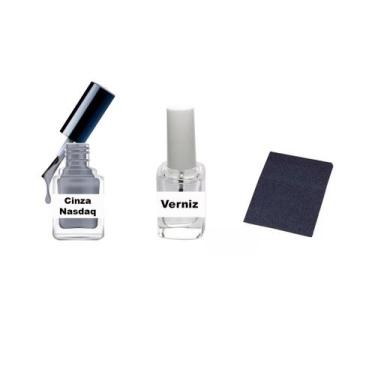 Imagem de Tinta Retoque Tira Risco Carro Cherry - Cinza Nasdaq - Jhow Adesivos