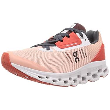 Imagem de ON Tênis de corrida feminino Cloudstratus, Rosa/vermelho, 35