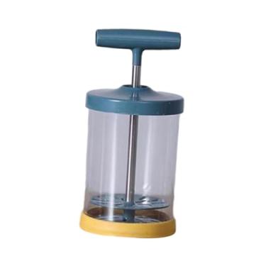 Imagem de Fenteer Espuma de leite manual, misturador de creme diy, dispensador profissional de chantilly diy, espuma de bomba manual para cozinha, marinha