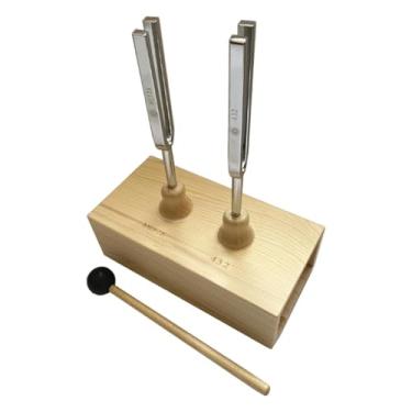Imagem de Esquirla Caixa de ressonância para diapasão de ioga, dispositivos de afinação de condução de ondas sonoras, ferramenta de som de madeira para psicoterapia