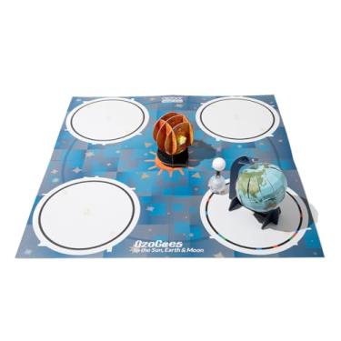 Imagem de Ozobot OzoGoes to Sun, Earth & Moon STEAM Kit: Ages 8+ - Learn Celestial Movements, Critical Thinking, NGSS Aligned, Group Learning, Assembly Guide, QR Digital Lessons, Robot Not Included