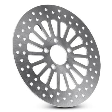 Imagem de Chabushi Rotores de freio dianteiro de 29 cm para Harley Road King/Super Glide/Electra Glide/Dyna Low Rider/Fat Boy FXDLI FXDXI FLHTC FLHTCi Rotor de disco de freio de aço inoxidável