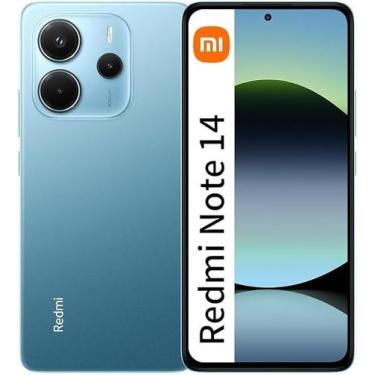 Imagem de Celular Note 14 256GB 8GB ram Azul Versão de Lançamento Xiaomi câmera 