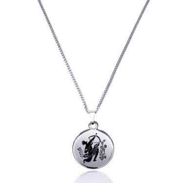 Imagem de Colar Orixá Odé Okê Arô Medalha Proteção Espiritual - Balaio de Santo,