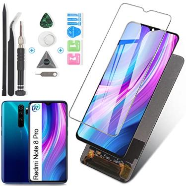 Imagem de YWLRONG Tela Lcd Para Xiaomi Redmi Note 8 Pro, Conjunto De Digitalizador Touchscreen Com Ferramentas (Preto)