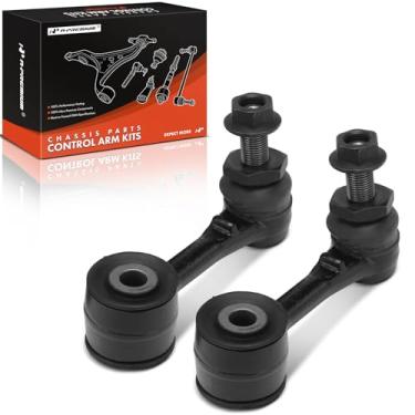 Imagem de A-Premium 2 x elos de barra estabilizadora traseira, compatíveis com Chevrolet Silverado 3500 Classic 2007, Silverado 3500 HD 2007-2019 e GMC Sierra 3500 2001-2006, Sierra 3500 Classic 2007