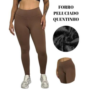 Imagem de Calça Legging Térmica Peluciada Inverno Leg Felpuda Flanelada -c13 SOR