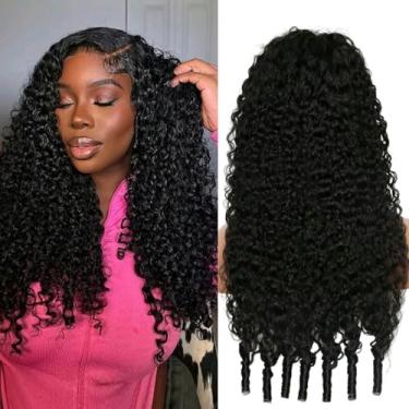 Imagem de yuccy Peruca de cabelo humano encaracolado birmanês 300% densidade 13 x 4 HD lace frontal cabelo humano cru ondulado de água perucas frontais para mulheres negras perucas de cabelo 100% humano com