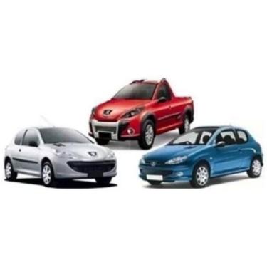 Imagem de Par Lente Espelho Retrovisor Peugeot 206 207 Hoggar Pick-Up