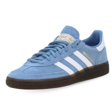 Imagem de adidas Tênis unissex de handebol para adultos, Azul claro Ftwr White Gum5 10006801, 39