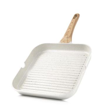 Imagem de Grelhador de cerâmica antiaderente SENSARTE de 24 cm para todos os fog