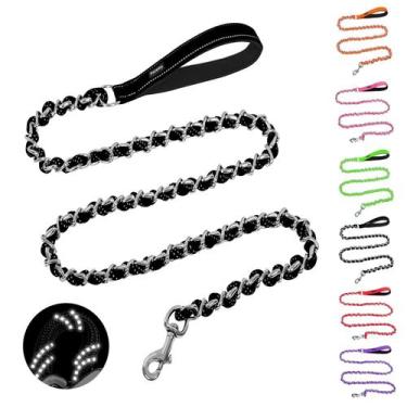 Imagem de Dog Leash Homimp Chew Proof Refletive de 6 pés para cães de médio port