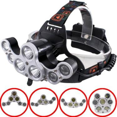 Imagem de Lanterna de Cabeça 7 Led XM-L T6 4 Modos 35000LM GT599 - Lorben